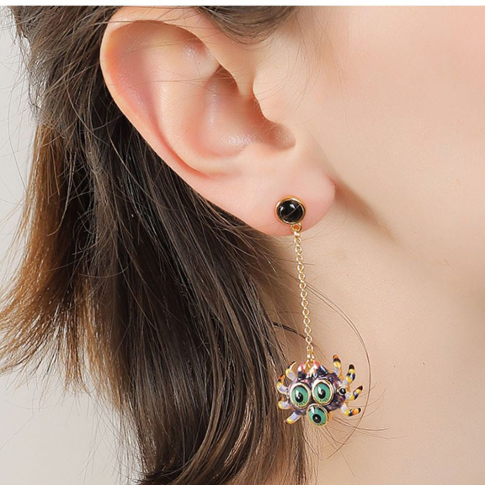 Spider Drop Earring