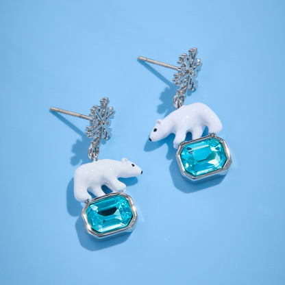 Polar Bear Earrings