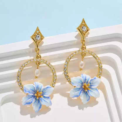 Tulip Hoop Earrings