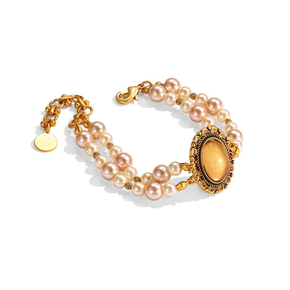 Vintage Lustrous Pearl Bracelet