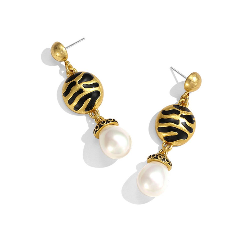 Vintage Stripe Earrings