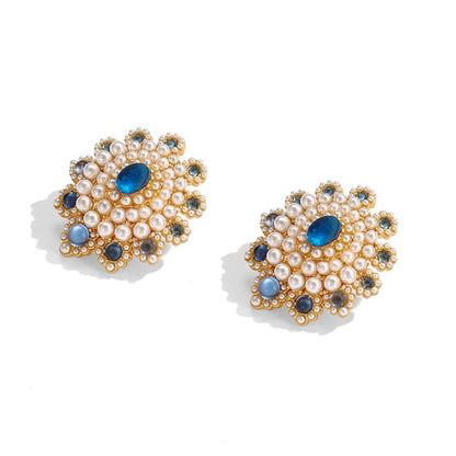 Vintage Pearl Stud Earrings
