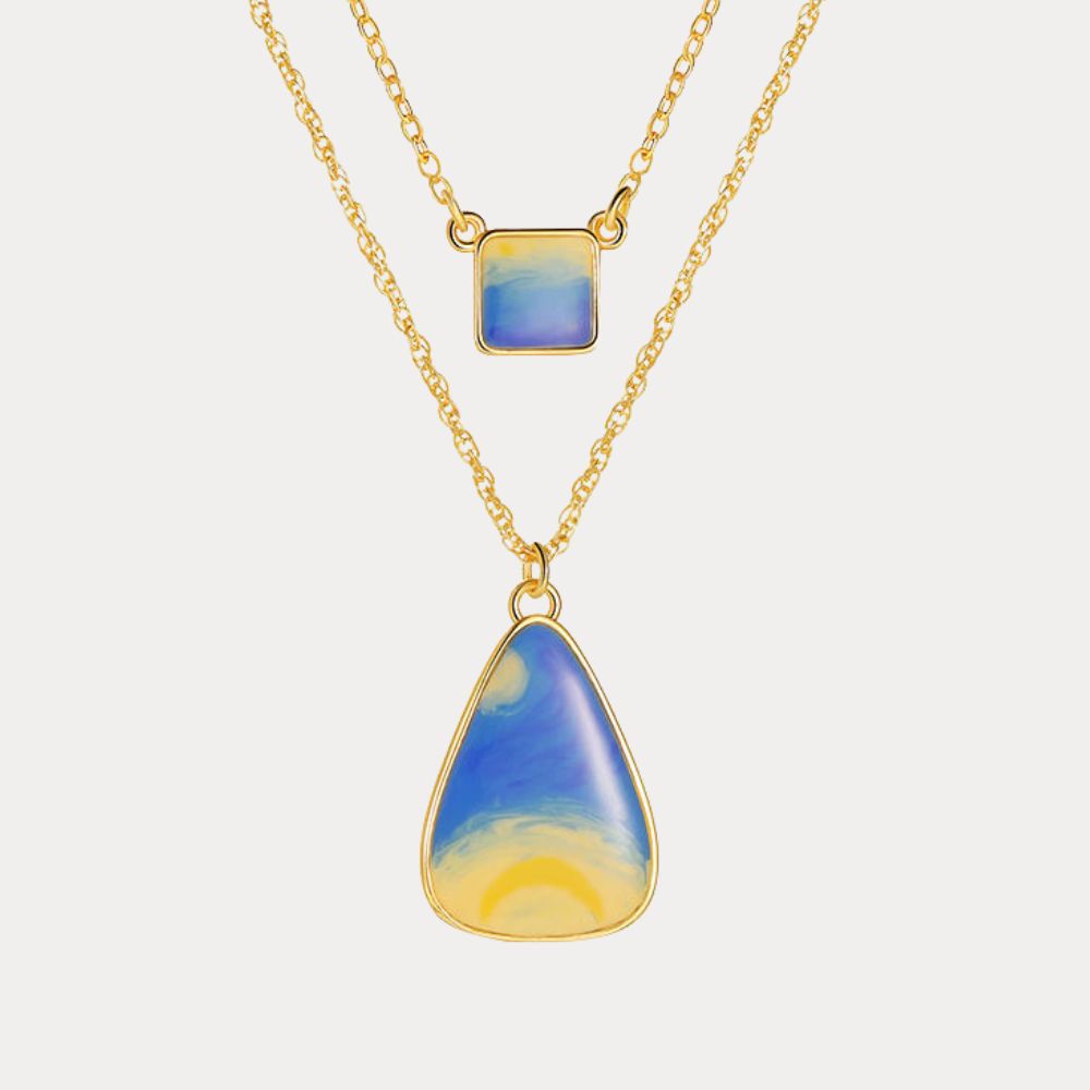 Blue Starry Night Necklace