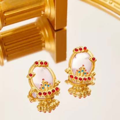 Castle in the Sky Stud Earrings