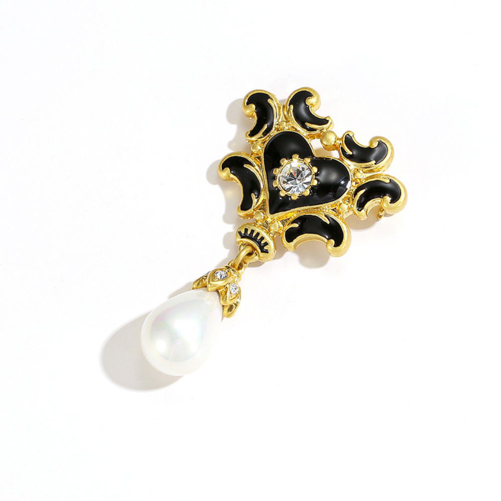 Vintage Noir Brooch