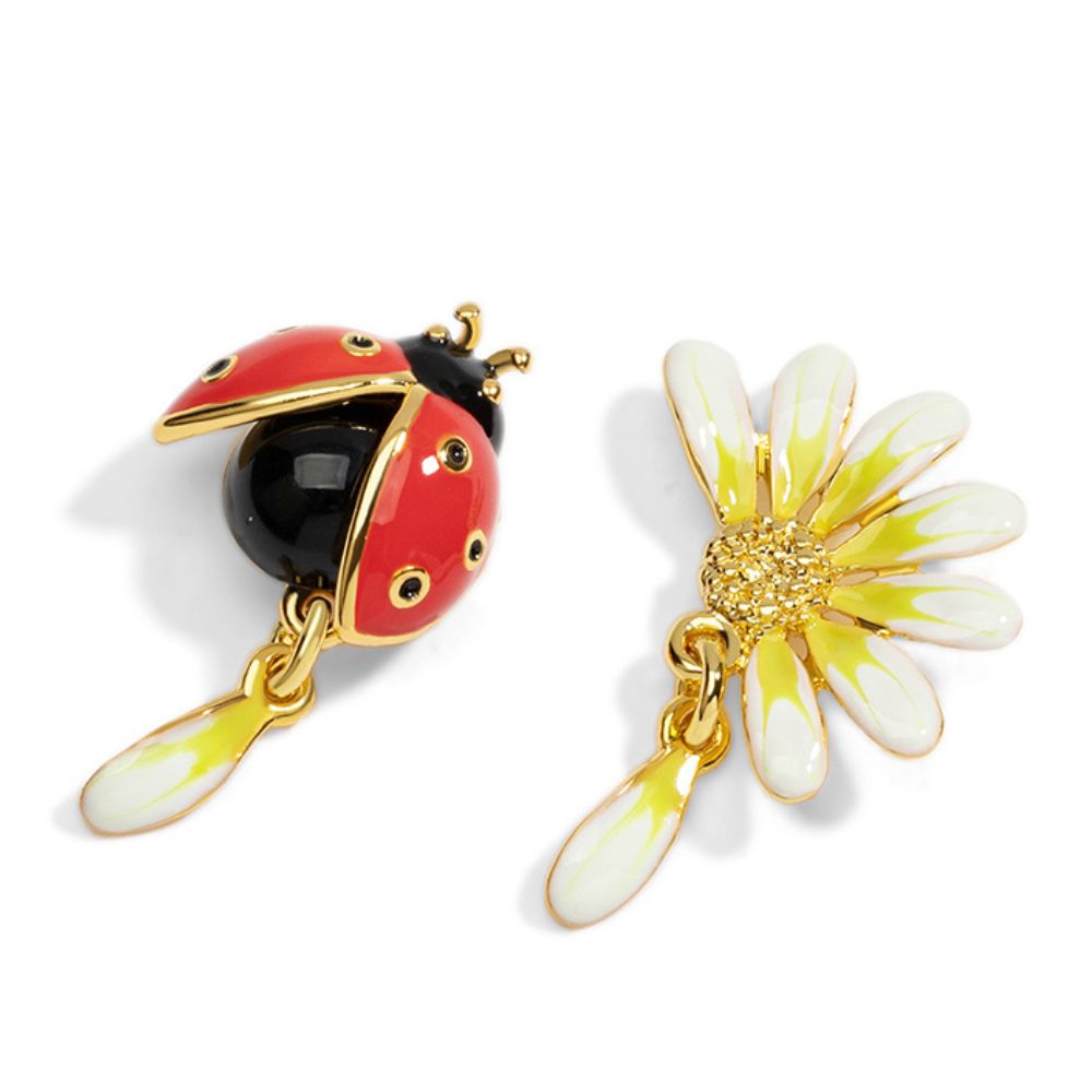 Daisy & Ladybug Earring