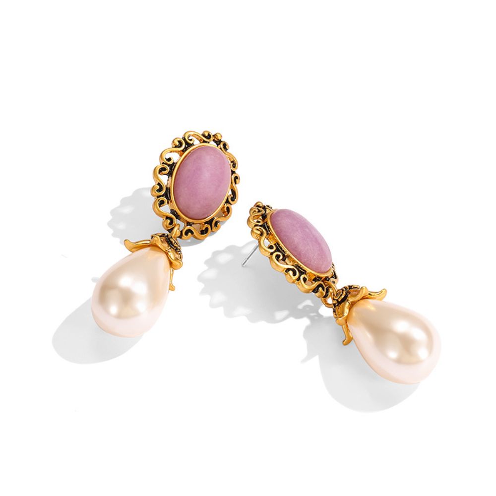 Vintage Pearl Drop Earrings
