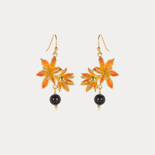 Blackberry Lily Earrings