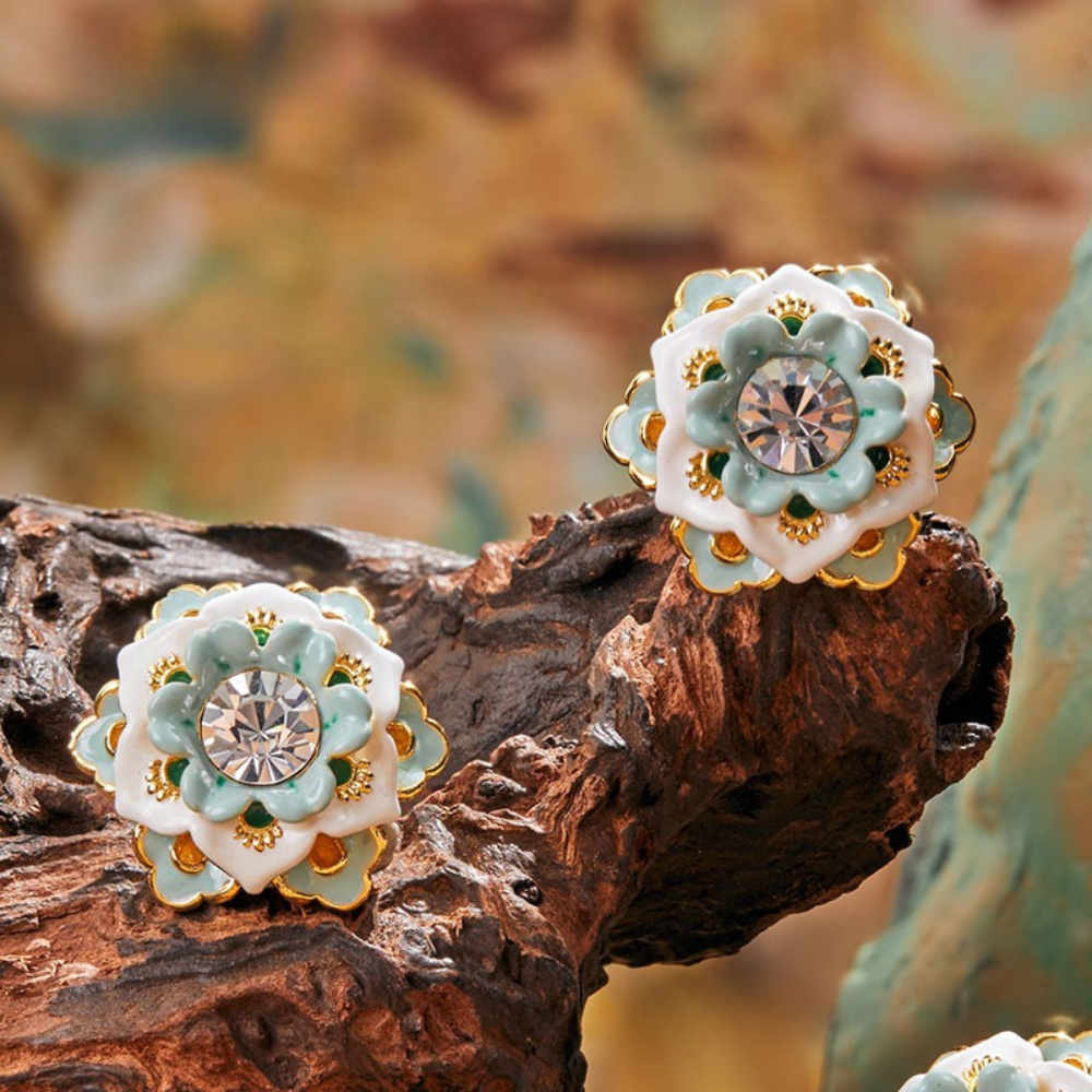 Zen Floral Symphony Earrings