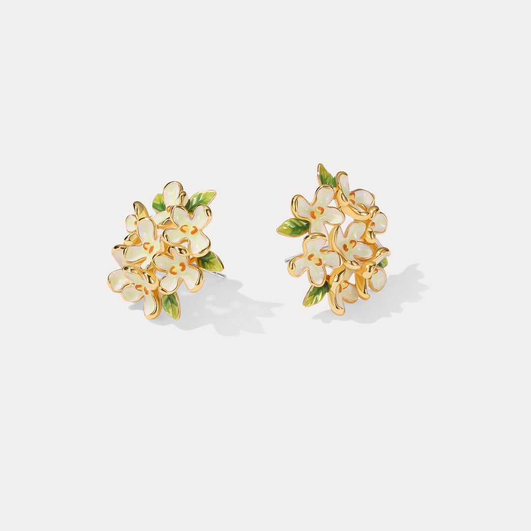 Osmanthus Fragrans Stud Earrings