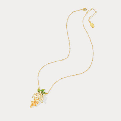 Osmanthus Fragrans Pendant Necklace