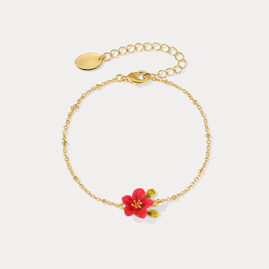 Begonia Flower Bracelet