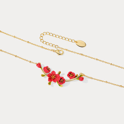 Begonia Flower Necklace