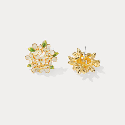 Osmanthus Fragrans Stud Earrings