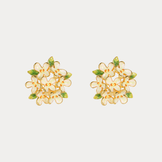 Osmanthus Fragrans Stud Earrings