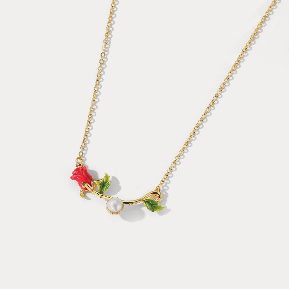 Red Rose Necklace