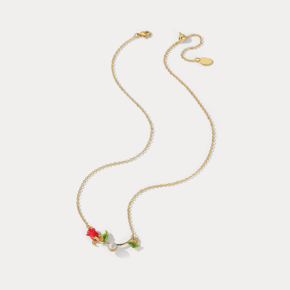 Red Rose Necklace