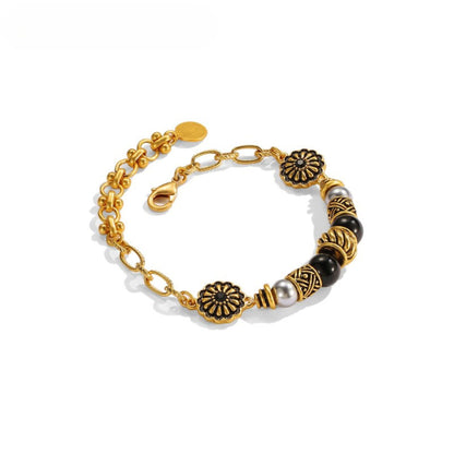 Vintage Sunflower Radiance Bracelet