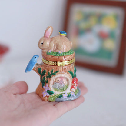 Bunny Woodland Trinket Box