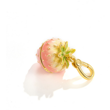Strawberry Bunny Locket Pendant