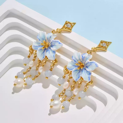 Tulip Tassel Earrings