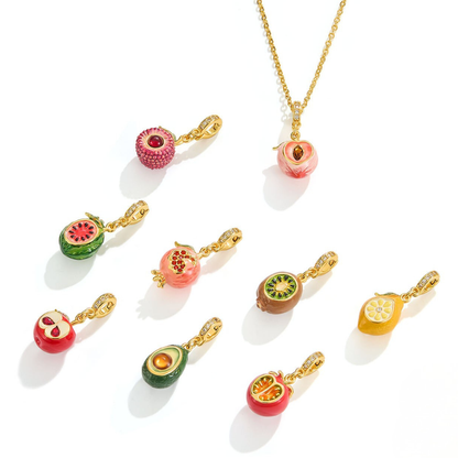 Fruit Pendant Necklace