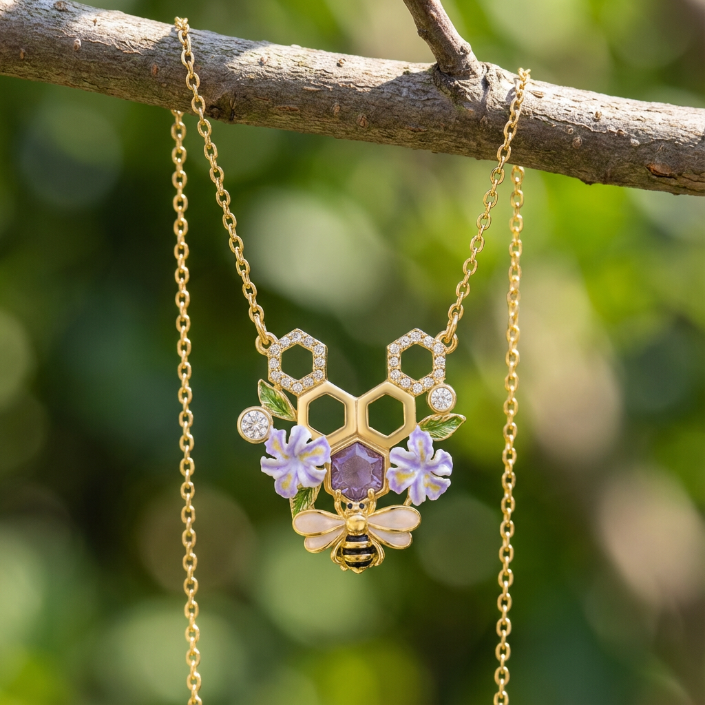 Honey Bee Necklace