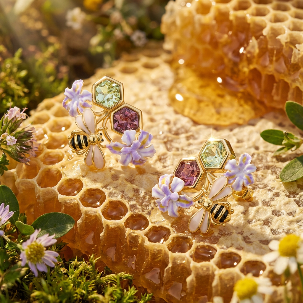 Honey Bee Earrings