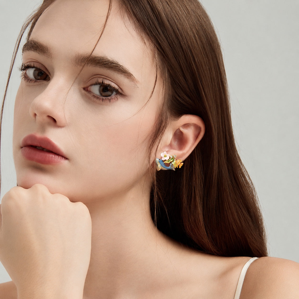 Whale Stud Earrings