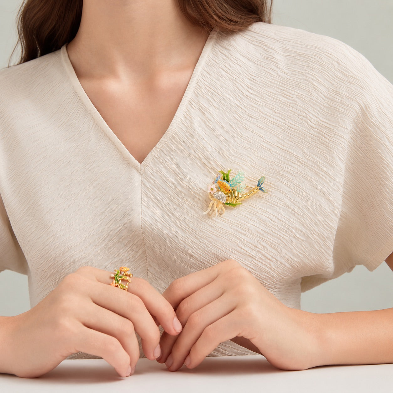 Whale Brooch