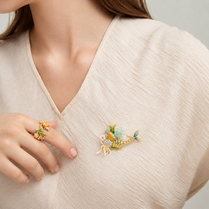 Whale Brooch
