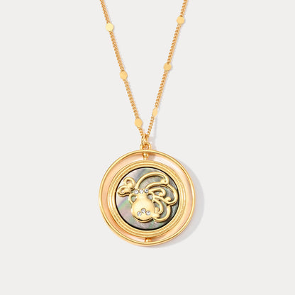 Golden Zodiac Pendant Necklace