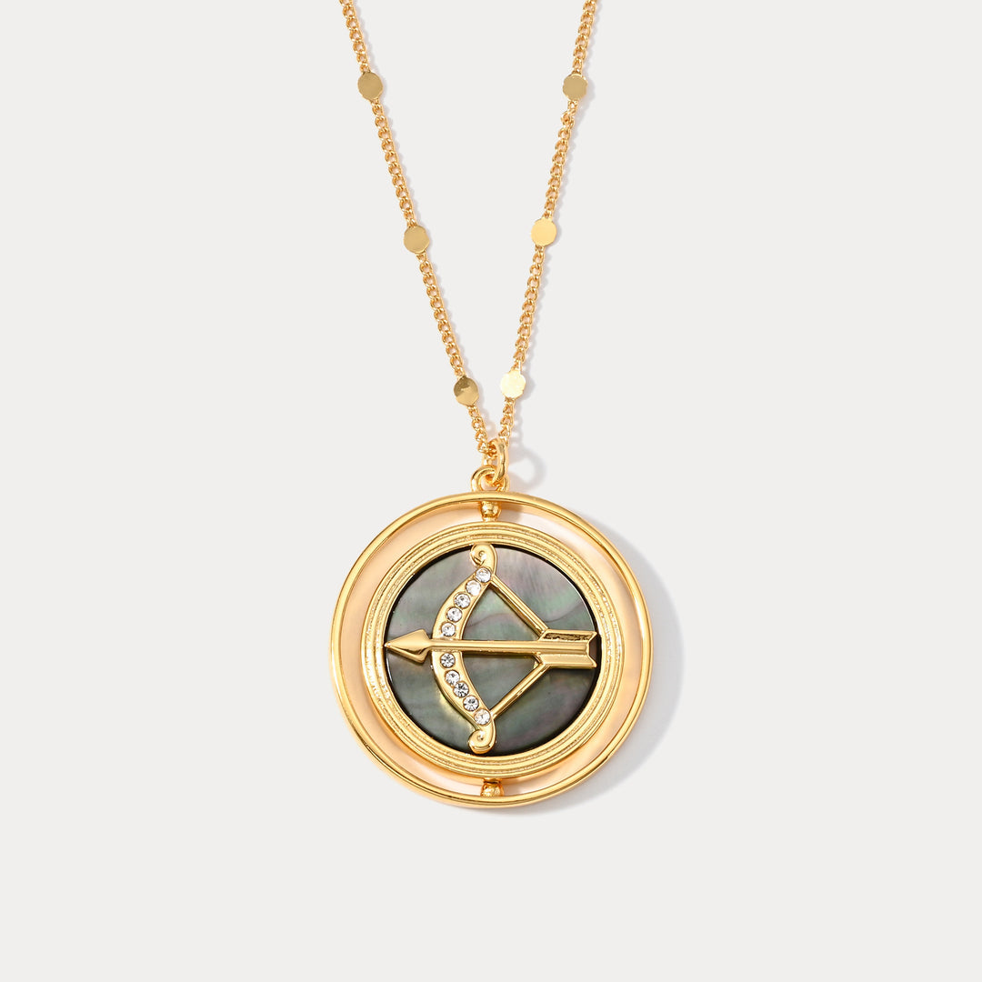 Golden Zodiac Pendant Necklace