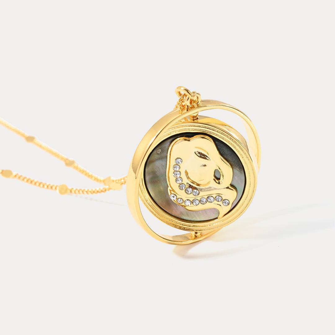 Golden Zodiac Pendant Necklace