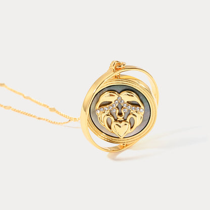 Golden Zodiac Pendant Necklace