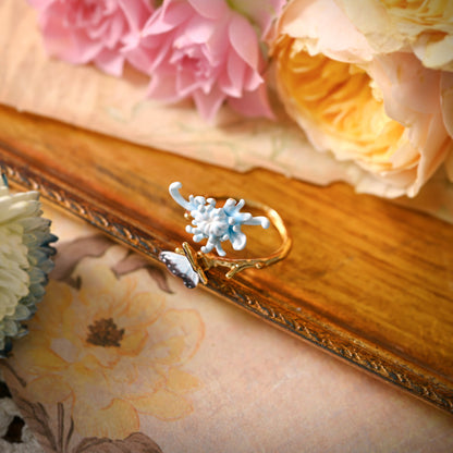 Daisy Butterfly Ring