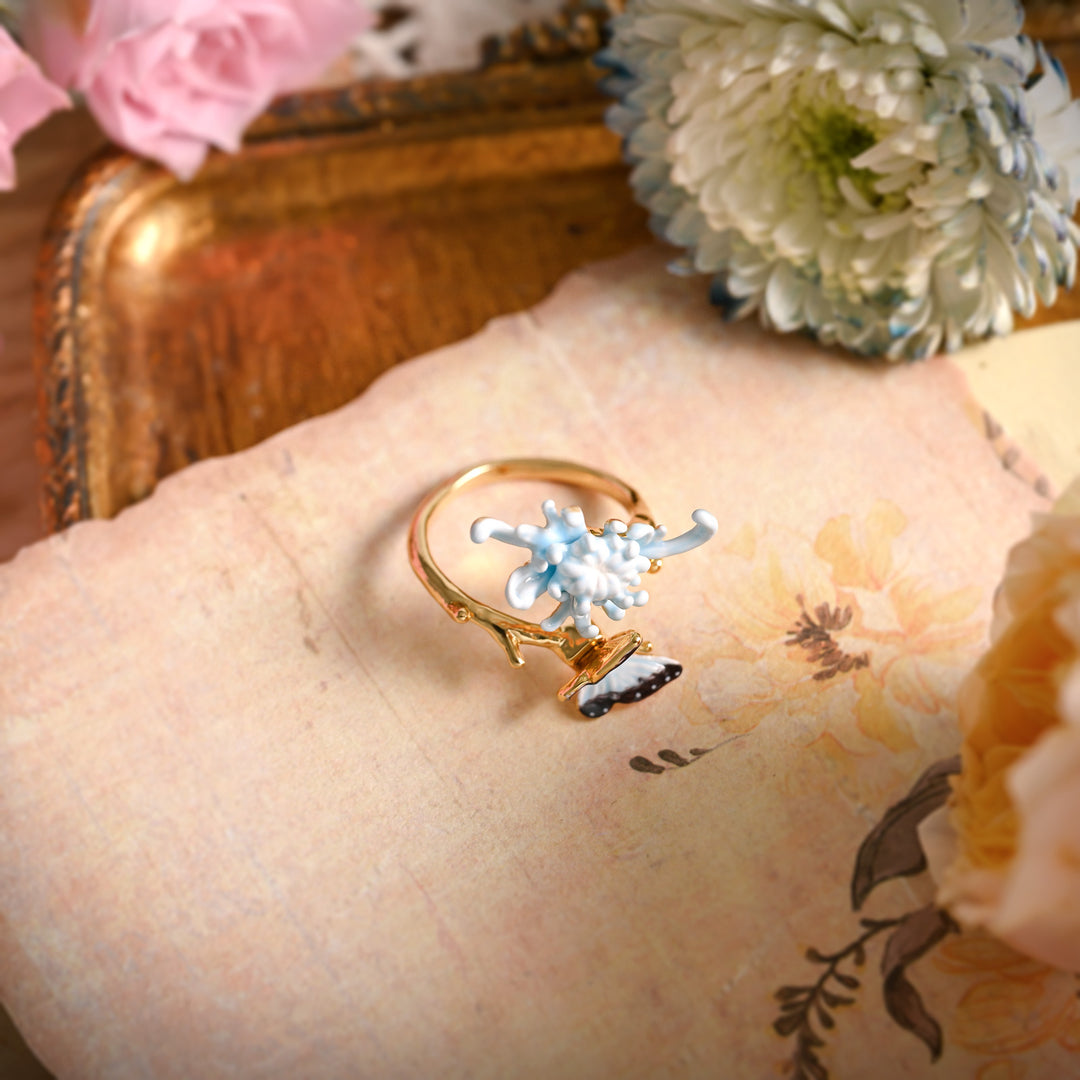 Daisy Butterfly Ring