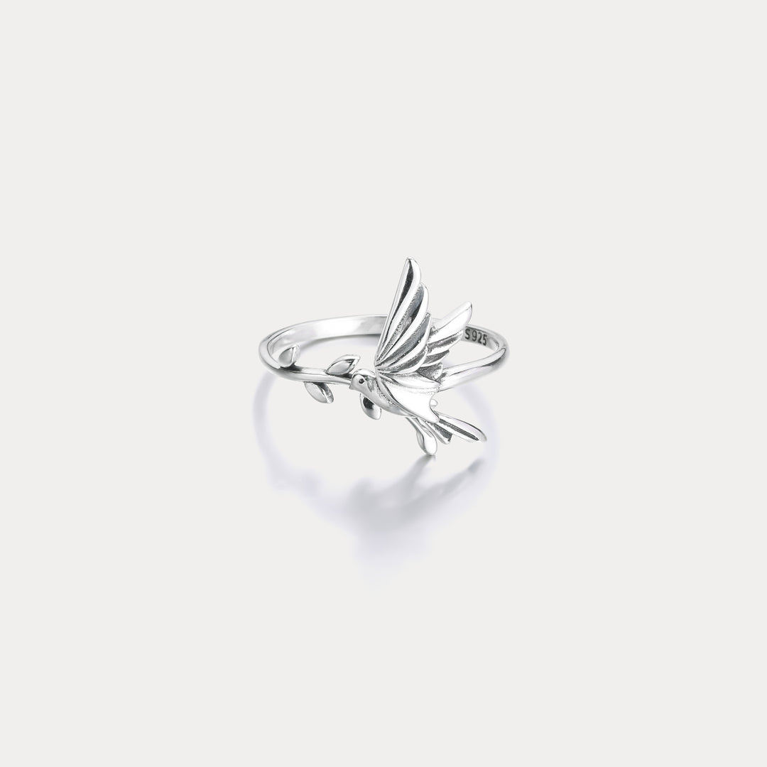 Silver Bird Ring