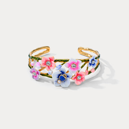 Orchid Cuff Bracelet