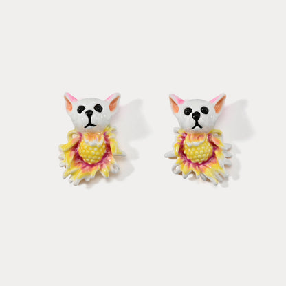 Dog Stud Earrings