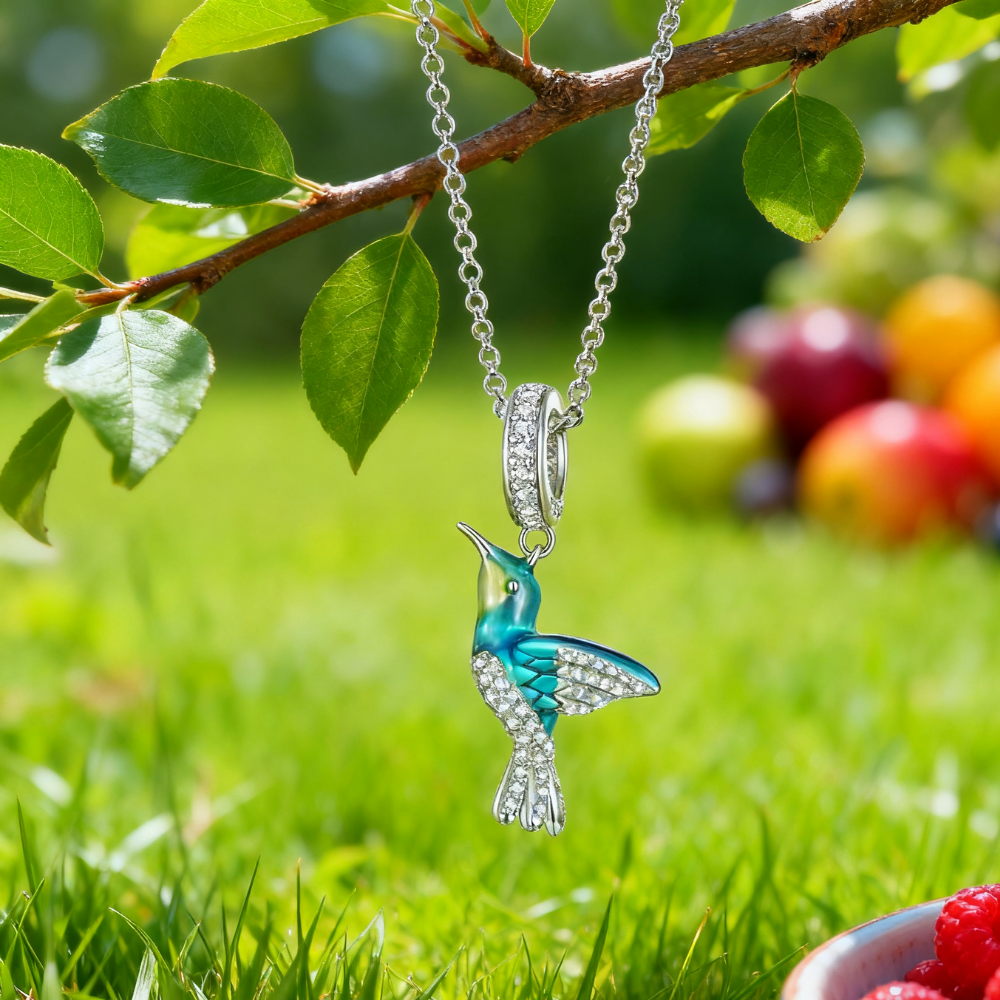 Kingfisher Pendant Necklace