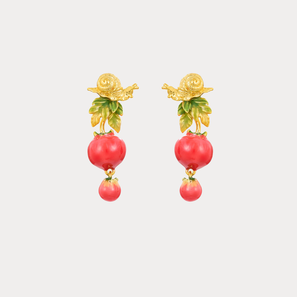 Tomato Earrings