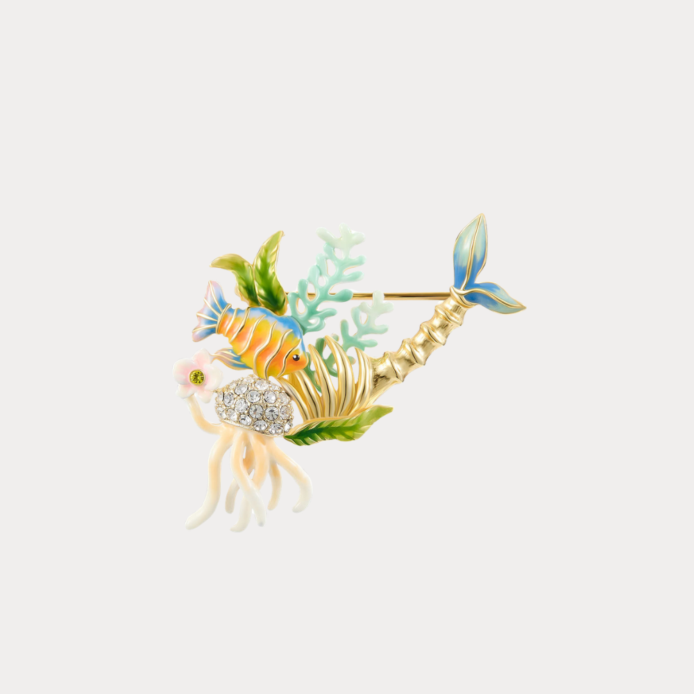Whale Brooch