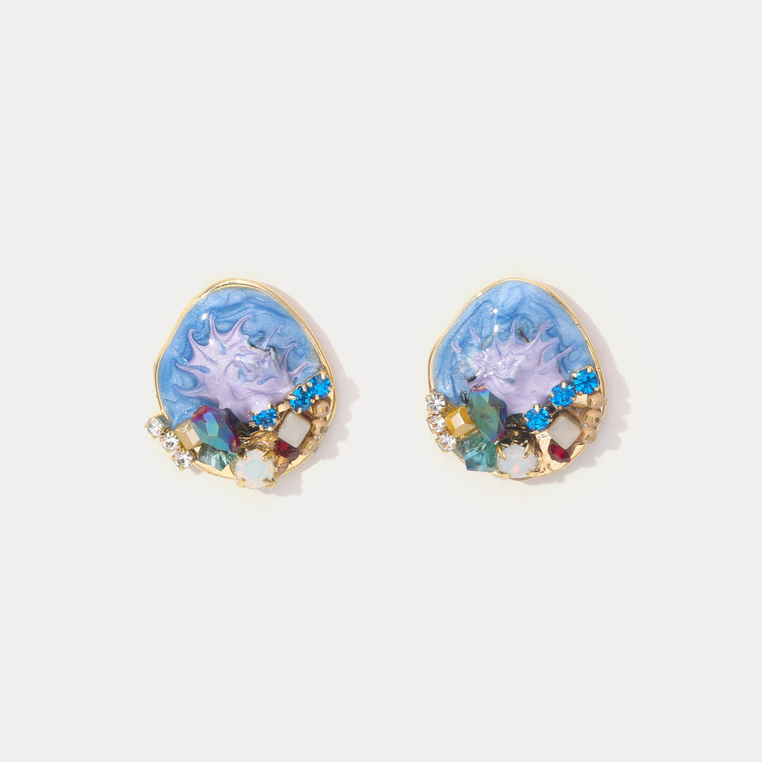 Ocean Gemstone Earrings