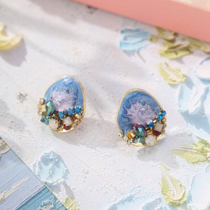 Ocean Gemstone Earrings