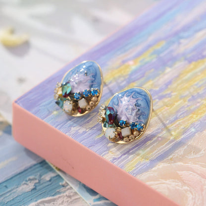 Ocean Gemstone Earrings