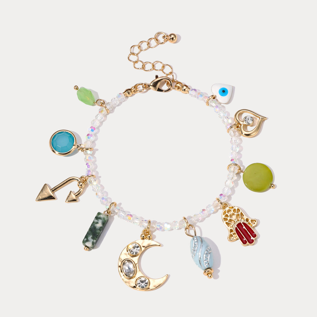Evil Eye Colorful Beaded Bracelet