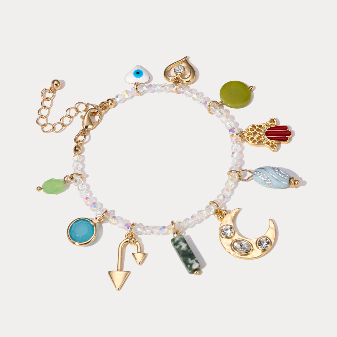 Evil Eye Colorful Beaded Bracelet