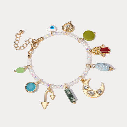 Evil Eye Colorful Beaded Bracelet