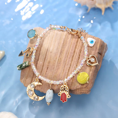 Evil Eye Colorful Beaded Bracelet